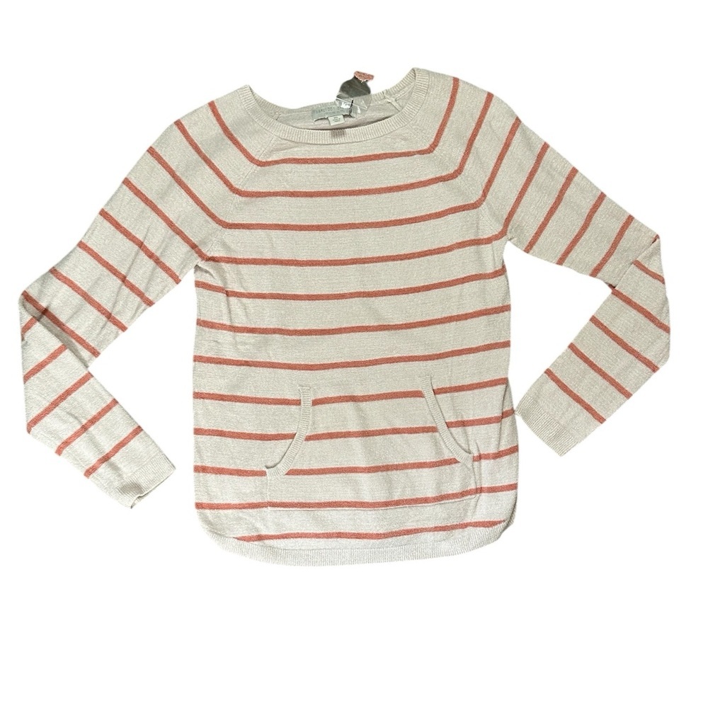 Barefoot Dreams CozyChic Lite Striped Raglan Pullover size XS - Picture 2 of 6